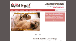 Desktop Screenshot of furtheloveofdogs.com